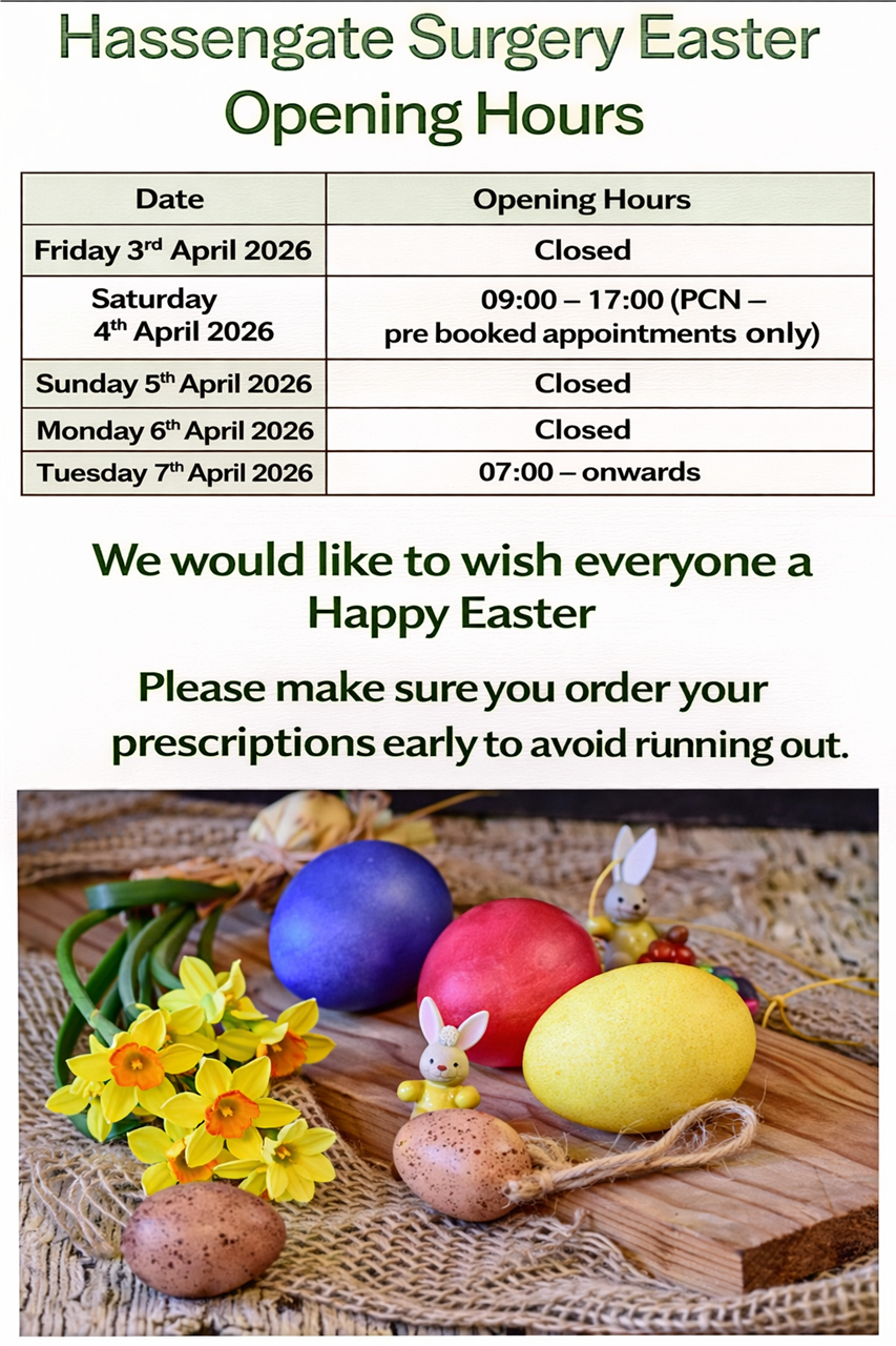 Easter Opening Times